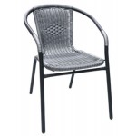 Садове крісло Chomik Bistro Plus сіре