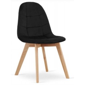Кресло Leobert Bora бархатное черный Кресло Leobert Bora бархатное черный
