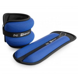 Утяжелители для ног и рук Hop-Sport HS-S004WB 2х2 кг синие
