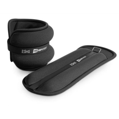 Обтяжувачі для ніг і рук Hop-Sport HS-S005WB 2х2,5 кг чорні