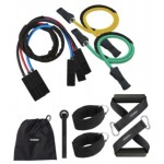 Набор трубчатых эспандеров с ручками York Fitness, 5 цветов