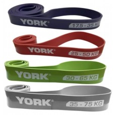 Набір резинок для фітнесу York Fitness 4 шт (17,5 - 65 кг)