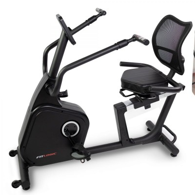 Велотренажер для дому горизонтальний FitLogic B1902R