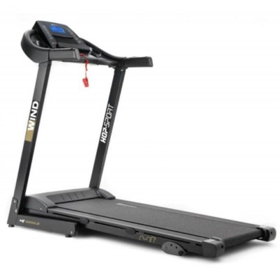 Бігова доріжка Hop-Sport HS-1000LB Wind Сіра, Чорна
