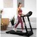 Бігова доріжка Hop-Sport HS-1000LB Wind Сіра, Чорна