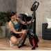 Велотренажер складний Hop-Sport HS-3020X Quest X-Bike чорний-червоний