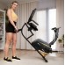 Горизонтальний велотренажер Hop-Sport HS-045L Volt магнітний золотистий