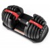 Гантеля розбірна регульована Gymtek 2,5-24 кг G-66882 Червона-Чорна