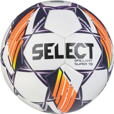 Мяч футбольный SELECT Brillant Super TB р.4 v24 (009) бел/фиолет