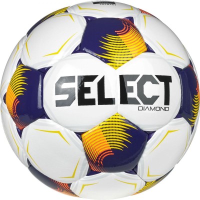 Мяч футбольный SELECT Diamond р.4 v26 FIFA Basic (010) бело/оранжевый