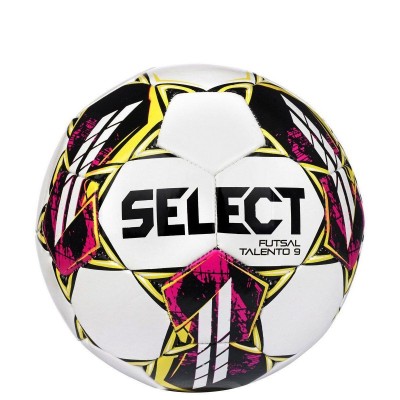 Мяч футзальный (детский) SELECT Talento 9 v22 (005) бело/желтый, 49,5–51,5