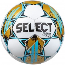 Мяч футзальный SELECT Futsal Future Master Gold (FIFA Basic) v24 (565) бело/голубой/золотой