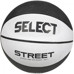 М’яч баскетбольний SELECT Street Basket v23 (126) біло/чорн, 5