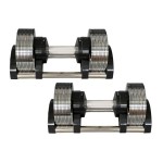 Гантели наборные 2 по 20 кг Generation Fitness GF3-20kg (хром) пара