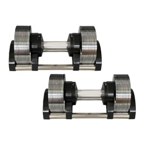 Гантелі набірні 2 по 20 кг Generation Fitness GF3-20kg (хром) пара