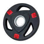 Диск олимпийский 2,5 кг обрезиненный Generation Fitness RCP18-2,5 кг черный