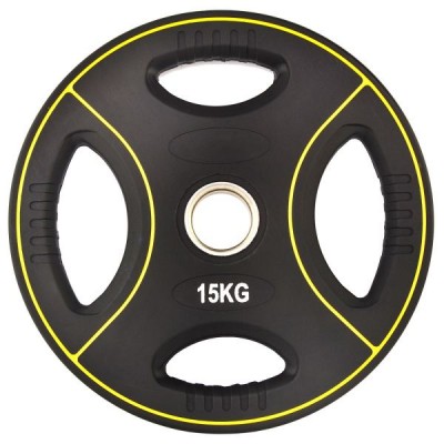 Диск олімпійський 15 кг поліуретановий Generation Fitness FF51C4D-15 кг