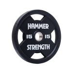 Диск олімпійський Hammer Strength 15 кг поліуретановий