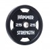 Диск олимпийский Hammer Strength 25 кг полиуретановый Диск олимпийский Hammer Strength 25 кг полиуретановый