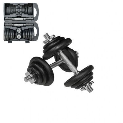 Гантели металлические наборные Newt Home 2 шт по 10 кг TI-968-SP-20 в кейсе