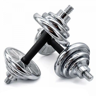 Гантели наборные Newt Home Chrom 2 шт по 10 кг NE-GT-S10 хромированные