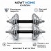 Гантели наборные Newt Home Chrom 2 шт по 10 кг NE-GT-S10 хромированные