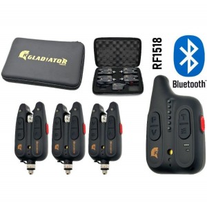 Набір сигналізаторів GLADIATOR BL1518 3+1 Black з пейджером + BLUETOOTH