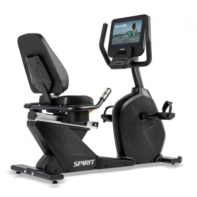Велотренажер горизонтальный Spirit CR800ENT+ мультимедийная 15,6 консоль