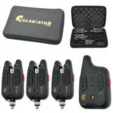 Набор сигнализаторов GLADIATOR RF1118 3+1 Black с пейджером Набор сигнализаторов GLADIATOR RF1118 3+1 Black с пейджером