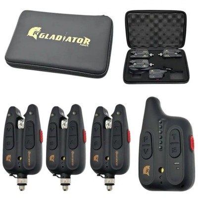 Набір сигналізаторів GLADIATOR RF1118 3+1 Black із пейджером