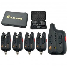 Набор сигнализаторов GLADIATOR RF1118 4+1 Black с пейджером