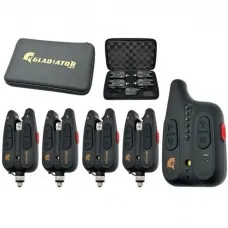 Набор сигнализаторов GLADIATOR RF1118 4+1 Black с пейджером Набор сигнализаторов GLADIATOR RF1118 4+1 Black с пейджером
