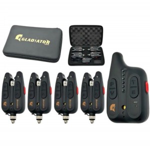 Набір сигналізаторів GLADIATOR RF1118 4+1 Black із пейджером