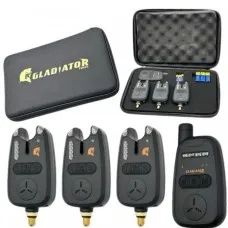 Набор сигнализаторов GLADIATOR RF298 3+1 Black с пейджером Набор сигнализаторов GLADIATOR RF298 3+1 Black с пейджером