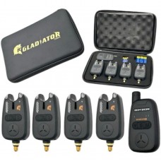 Набор сигнализаторов GLADIATOR RF298 4+1 Black с пейджером