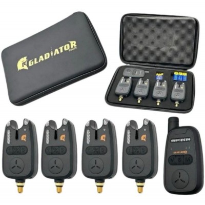 Набір сигналізаторів GLADIATOR RF298 4+1 Black з пейджером