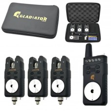 Набор сигнализаторов GLADIATOR RF698 3+1 Black с пейджером