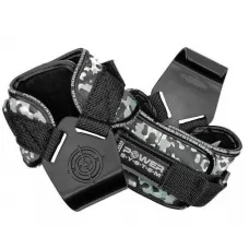 Крюки для тяги на запястья Power System Hooks Camo PS-3370 Black/Grey L