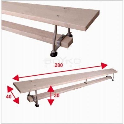 Лава гімнастична Boyko Sport BS - 2,8*0,3*0,4м"