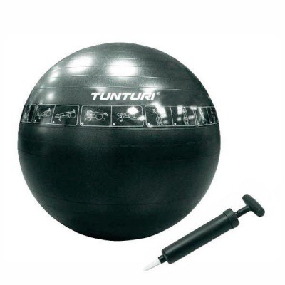 Мяч для аэробики GYM Ball Classic 65 cm Tunturi Inflatable Gymball 65 cm with Pump