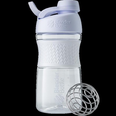 Спортивна пляшка-шейкер BlenderBottle SportMixer Twist 590ml White (ORIGINAL) 
