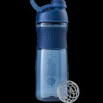 Спортивна пляшка-шейкер BlenderBottle SportMixer Twist 820ml Navy (ORIGINAL) 
