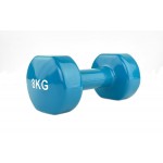 Гантель вінілова Stein 8.0 кг/шт/синя арт. LKDB-504A-8