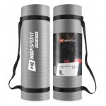 Мат для фитнеса и йоги Hop-Sport HS-N015GM 1,5 см серый