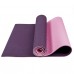 Коврик для фитнеса(йога-мат) с чехлом Newt TPE GR 6 мм фиолетовj-розовый NE-4-15-2-VP