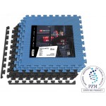 Мат-пазл Hop-Sport EVA 1cm HS-A010PM - 6 частин чорний/синій