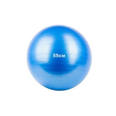 Мяч гимнастический, фитбол 55 см синий Alex Fitnessport GB-55