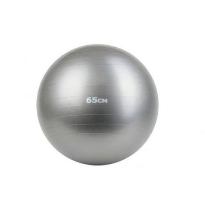 М'яч гімнастичний, фітбол 65 см сірий Alex Fitnessport GB-65 