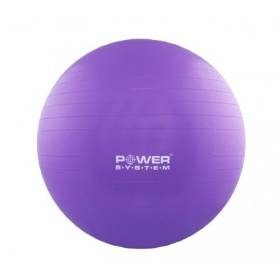 М'яч для фітнесу і гімнастики POWER SYSTEM PS-4012 65 cm Purple 