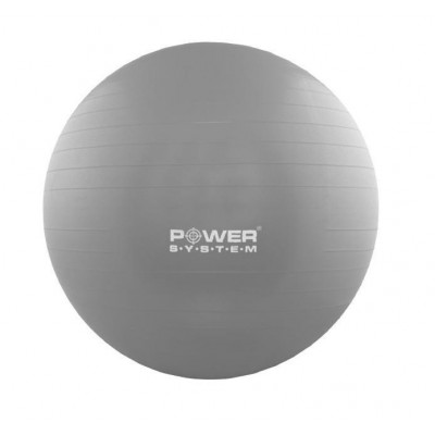 Мяч для фитнеса и гимнастики POWER SYSTEM PS-4013 75 cm Grey